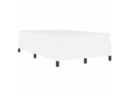 Conjunto 1 Estrutura Da Cama Vidaxl Branco Tecido (120 X 200 Cm)