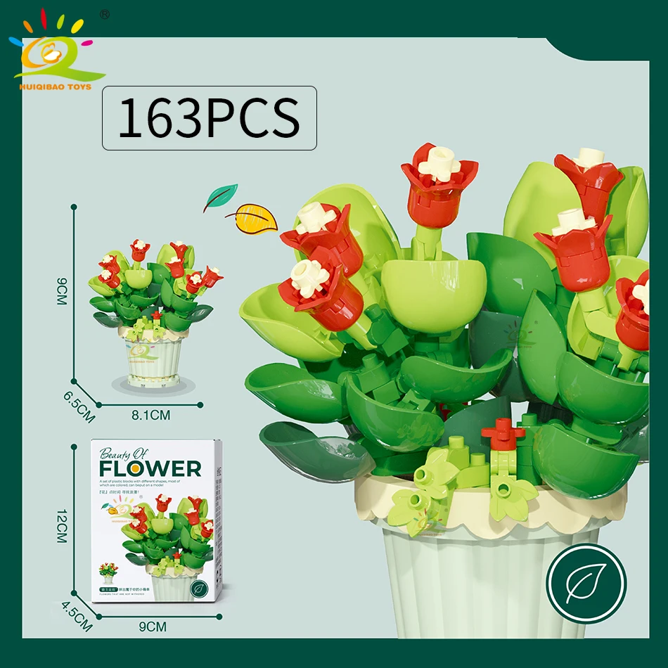 Moc Buquê Eterno Miniatura Bloco de Montaje Modelo Flor