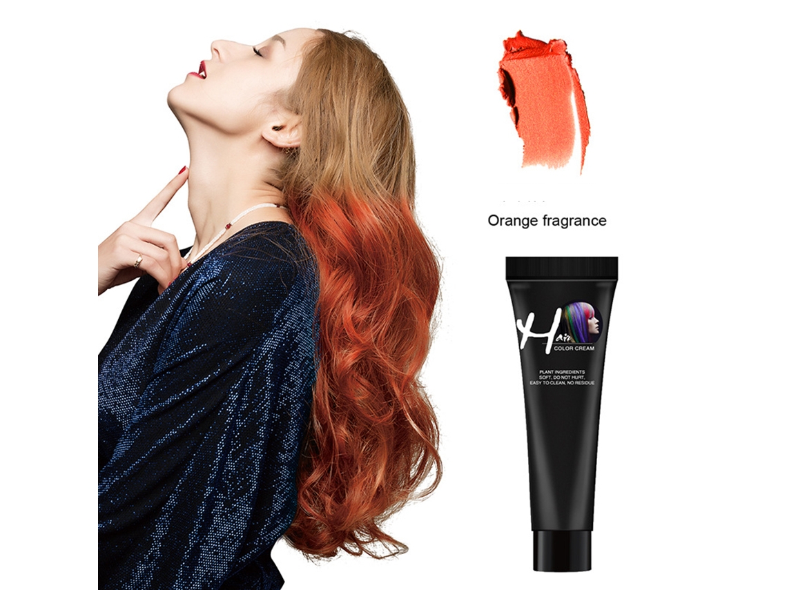 Creme De Colorir Cabelo Rápido 10ml Não Dói Os Cabelos Cor Fashion Salão Tinta Para Cabelo