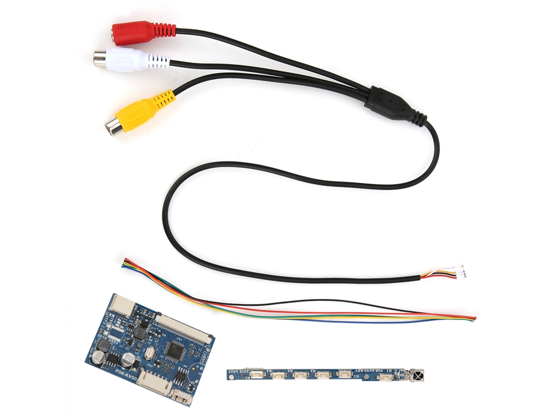 Módulo Placa Driver Av 2 Canais Para Tela Lcd 7-10.1 Polegadas