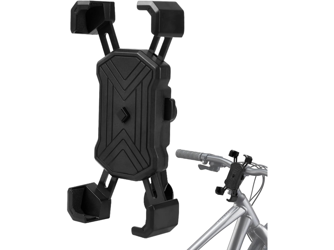 Suporte Para Celular De Motocicleta Com Botões Dedicados E Porta
