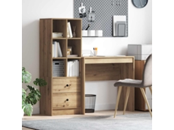 Vidaxl Mesa Carvalho Artesanal 125,5 X 40 X 127 Cm 2 Unid.