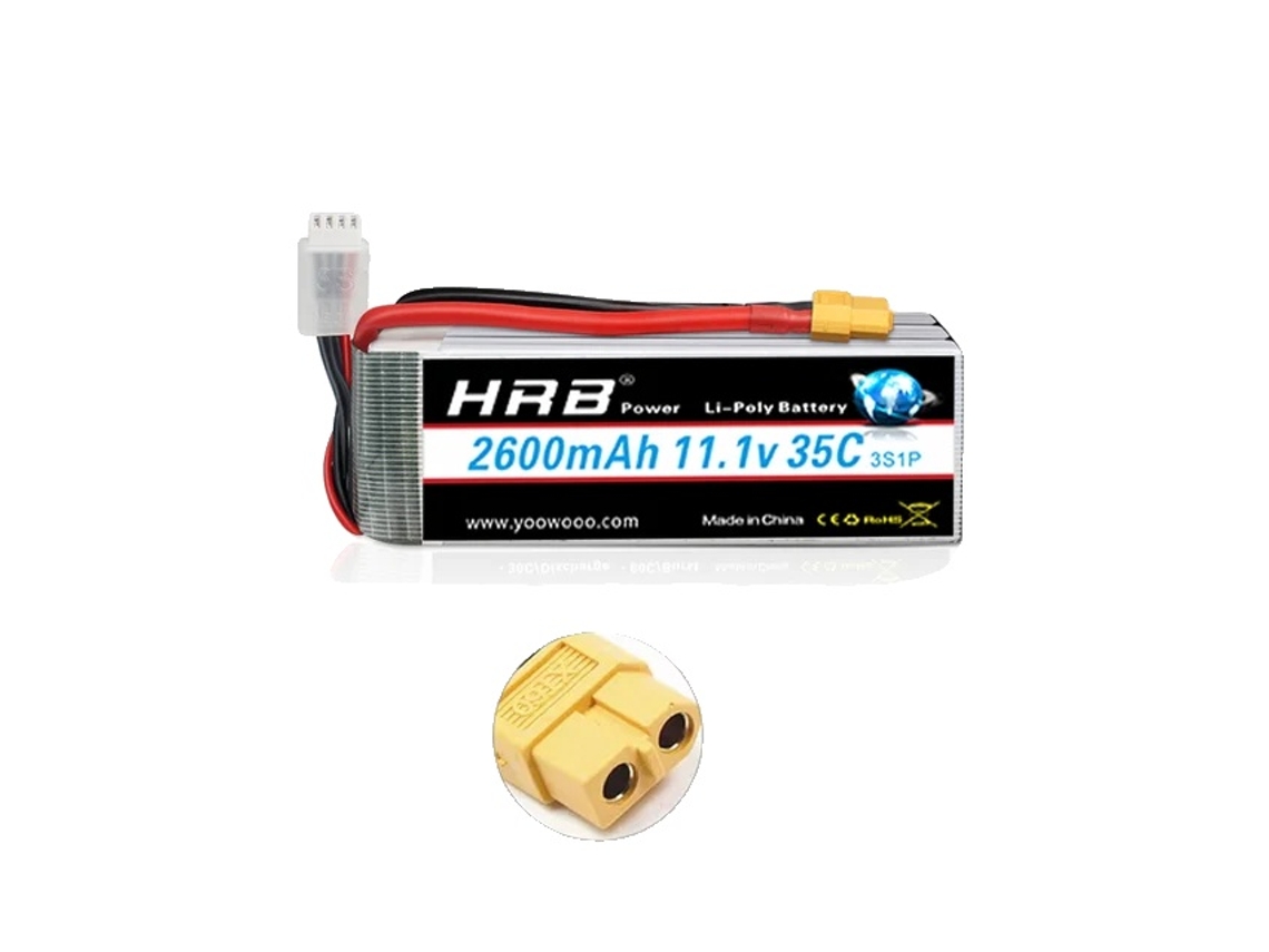 Bateria Rc Lipo, Várias Opções De Voltagem, Alta Capacidade,3s 2600mah 35c Xt60 Oem