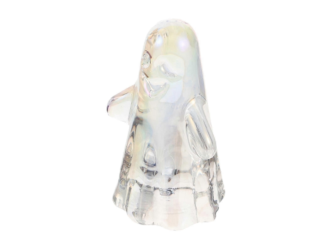 Enfeite de fantasma de Halloween com vidro, compatível com decoração.