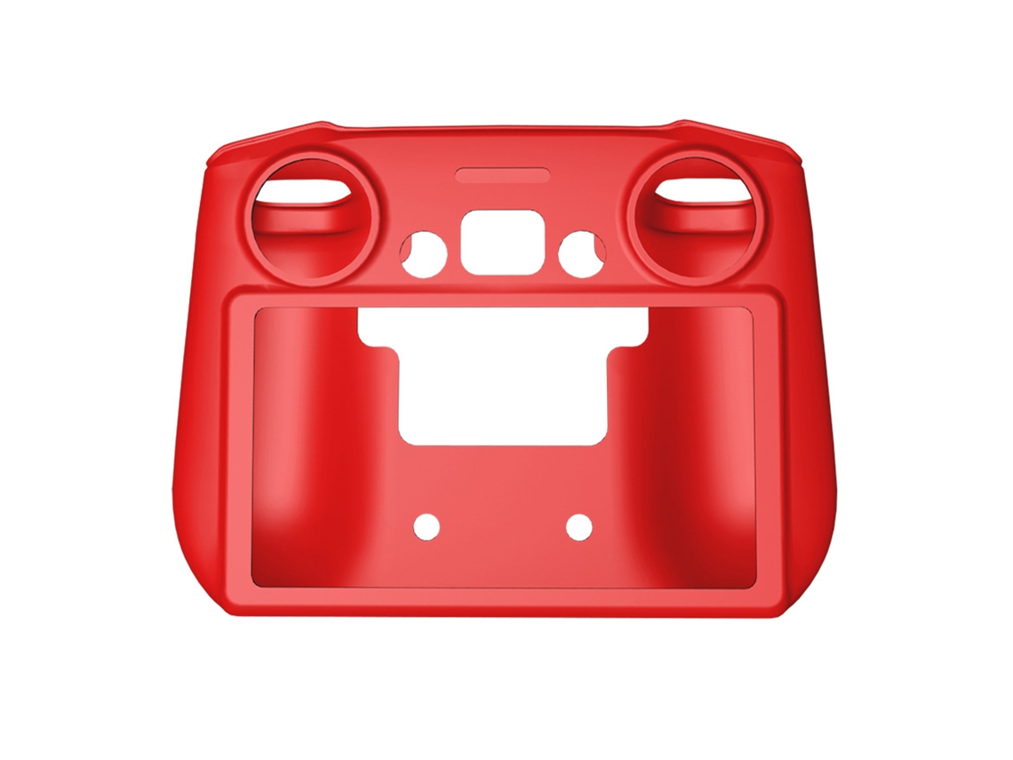 Capa de silicone para controle remoto de drone DJI Mini 3 Pro com proteção de tela, à prova de poeira e antiderrapante, vermelha, LAXISCREED