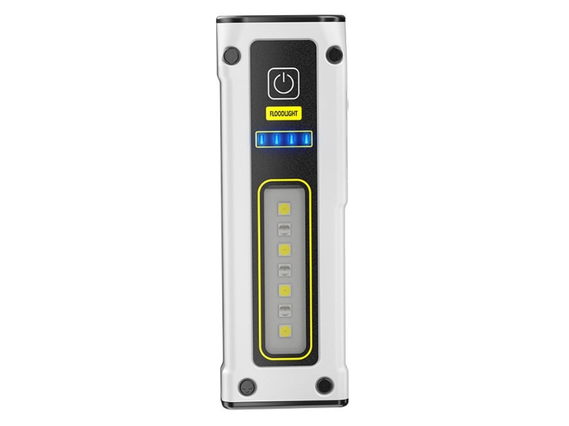 Tocha Recarregável Led Extremamente Brilhante Yunzii Xl62 7 Modos Cob Luz Vermelha Base Magnética À Prova Dágua Branca