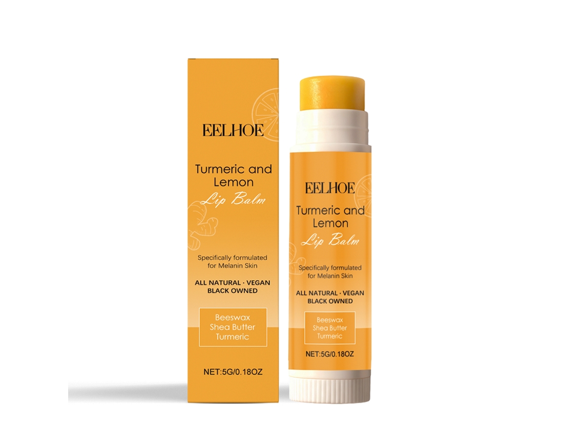 Bálsamo Labial Cúrcuma Limão para Proteção e Hidratação Natural LAXISCREED