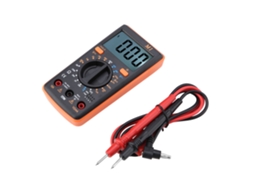 Aneng M1 Multímetro Digital Tester de Tensão Cc/ca Resistência com Display Lcd e Luz de Fundo Laranja
