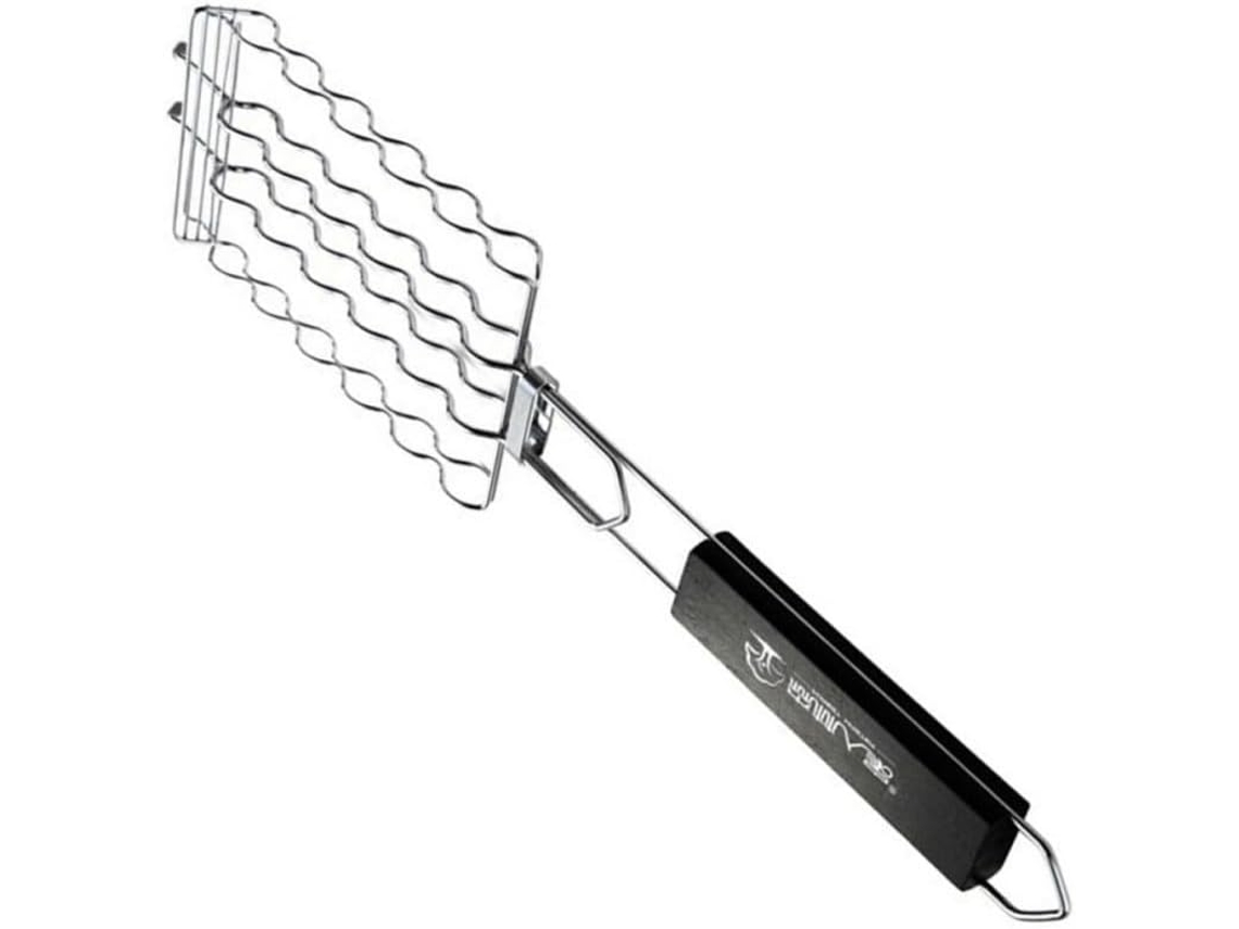 Pinça Para Churrasco Didiseaon, Fácil De Limpar, Em Aço Inoxidável, Com Cabo De Madeira Resistente Ao Calor E Formato