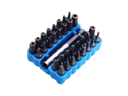 Conjunto de 33 peças bits magnéticos para chave fenda, hexagonal torx, hexagonais fenda elétrica star aço cm | S/MARCA