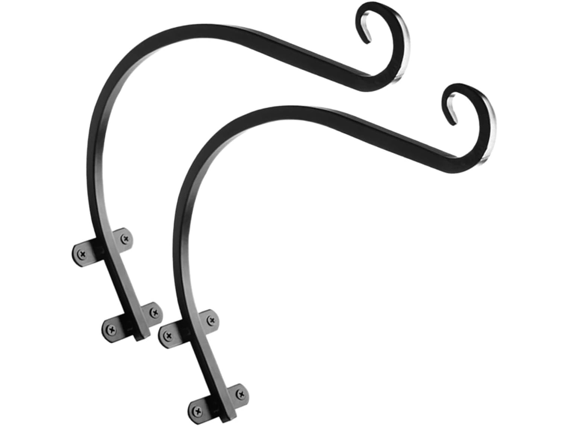 Suporte de Ferro Suspenso Inoomp para Plantas, para Jardim e Sala de Estar. Gancho de Parede Robusto em Metal para CHABERLU