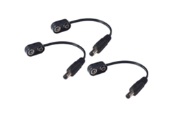 Lurelia Cabo Adaptador De Alimentação, 3 Unidades, 9 V, 15cm