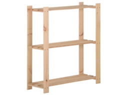 Storage Rack, Storage Racks Vidaxl Marrom Madeira De Pinho (80 X 28.5 X 90 Cm)