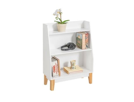 Estante SOBUY KMB47-W (Branco - MDF - 60 x 25 x 80 cm)