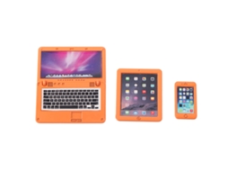 3pcs Mini Notebook Tablet Celular Para Bonecas 1/6 1/12 Acessórios Casinha Boneca