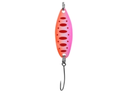 Isca para Truta Blinker 3.5g Laranja Rosa Ponto