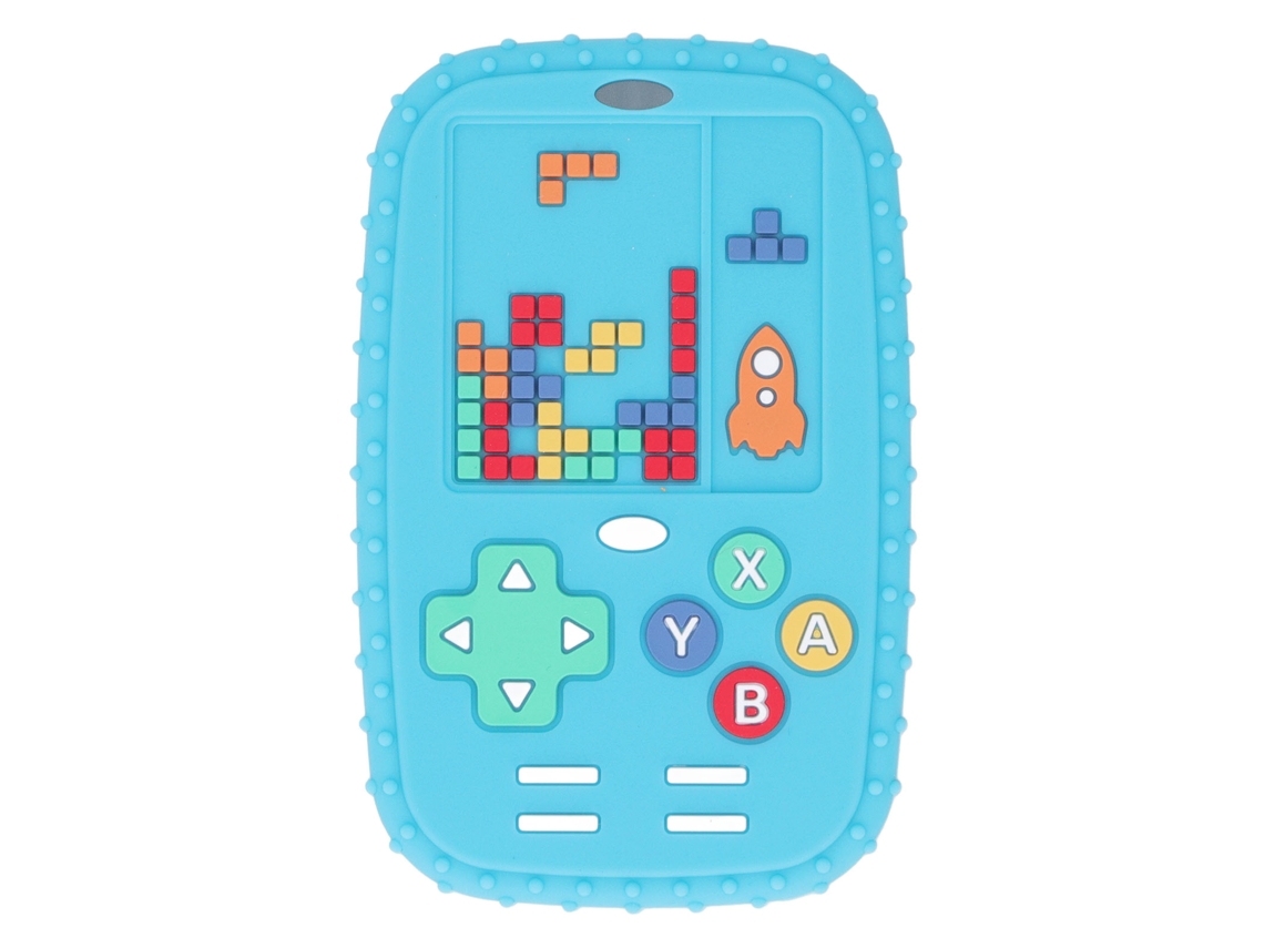 Brinquedo De Mascar Para Bebês Em Forma De Console De Jogos, Silicone Macio, Alívio Para Gengivas, Sensorial E Bonito