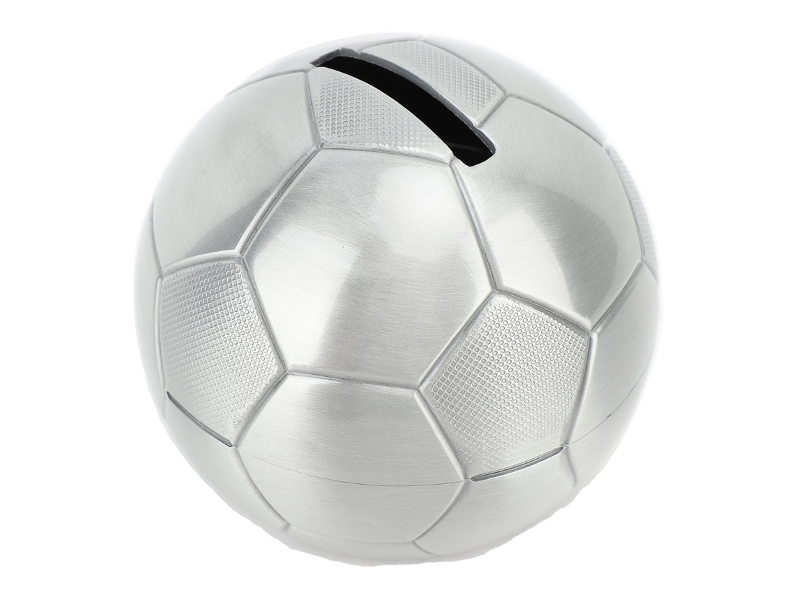 Banco de Moedas Futebol Decorativo Grande Capacidade Crianças
