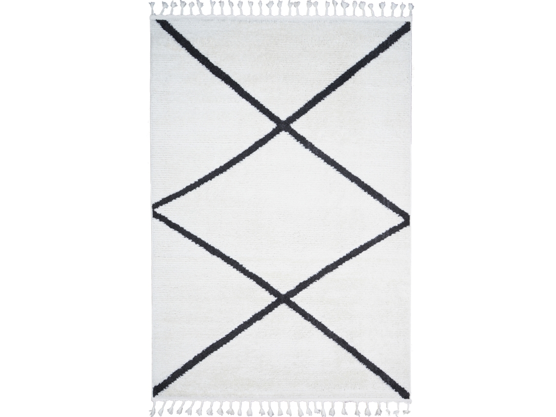 Consilio Concept Tapete Estilo Berbere Moderno Berber 80x150 Cm Marfim