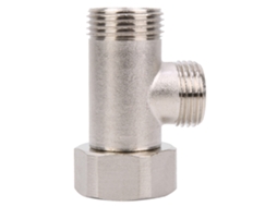 Válvula Divertida T de Latão 7/8 com Conector Três Vias para Chuveiro