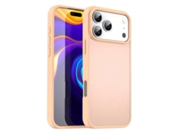 Capa Para Celular Híbrida De Tpu Translúcida Fosca Série Fanying