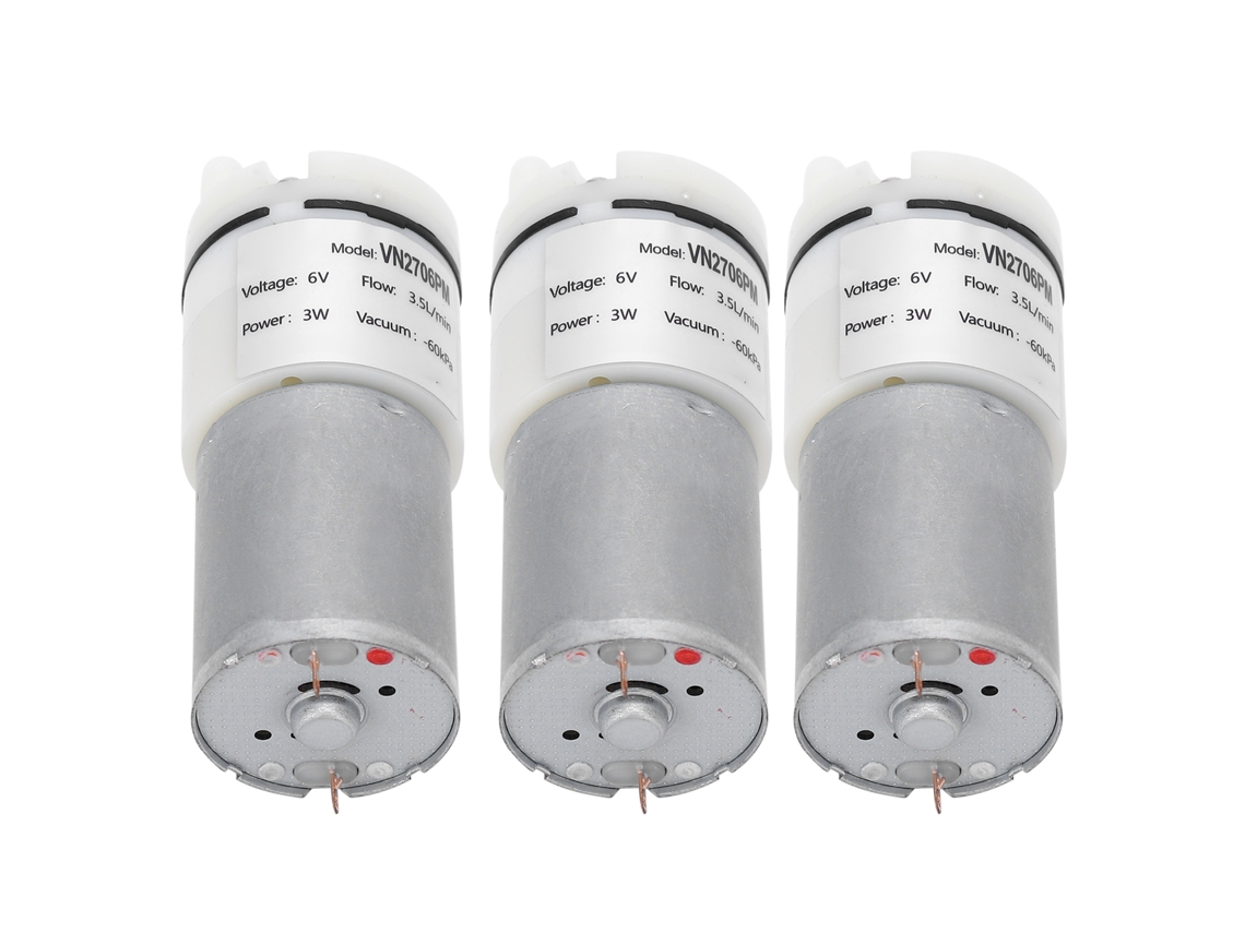 Bomba De Água Micro Submersível 3pçs Dc6v Vn2706pm
