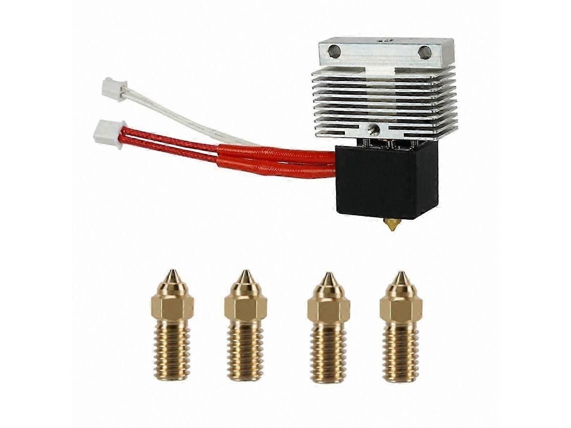 Kit de Hotend e Bicos para Impressora 3d, Componentes Reposição Haste Aquecimento 24v 40w GOKOCO