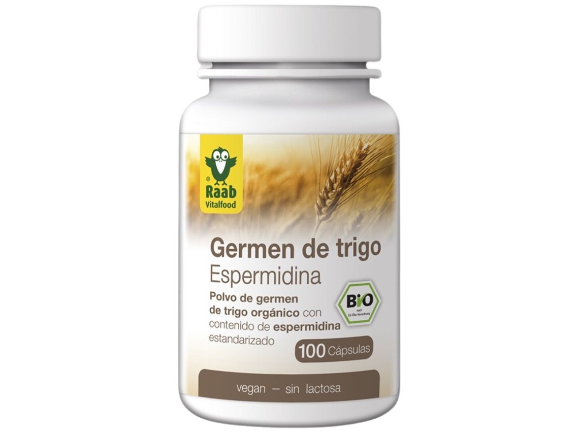 Espermidina Germe de Trigo Bio Vegan 100 Cápsulas RAAB