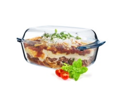 Fuente Resistente Al Calor De 5,8 L Con Tapa Para Hornear, Rectangular, Vidrio Grande Kadax