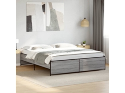 Vidaxl Estrutura De Cama 180x200 Cm Derivados Madeira/metal