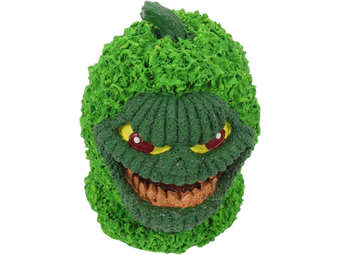 Verde Decorativa De Halloween Em Resina, Estatueta De Jack O Lantern, Enfeite Assustador Para Mesa, Prateleira E Gokoco