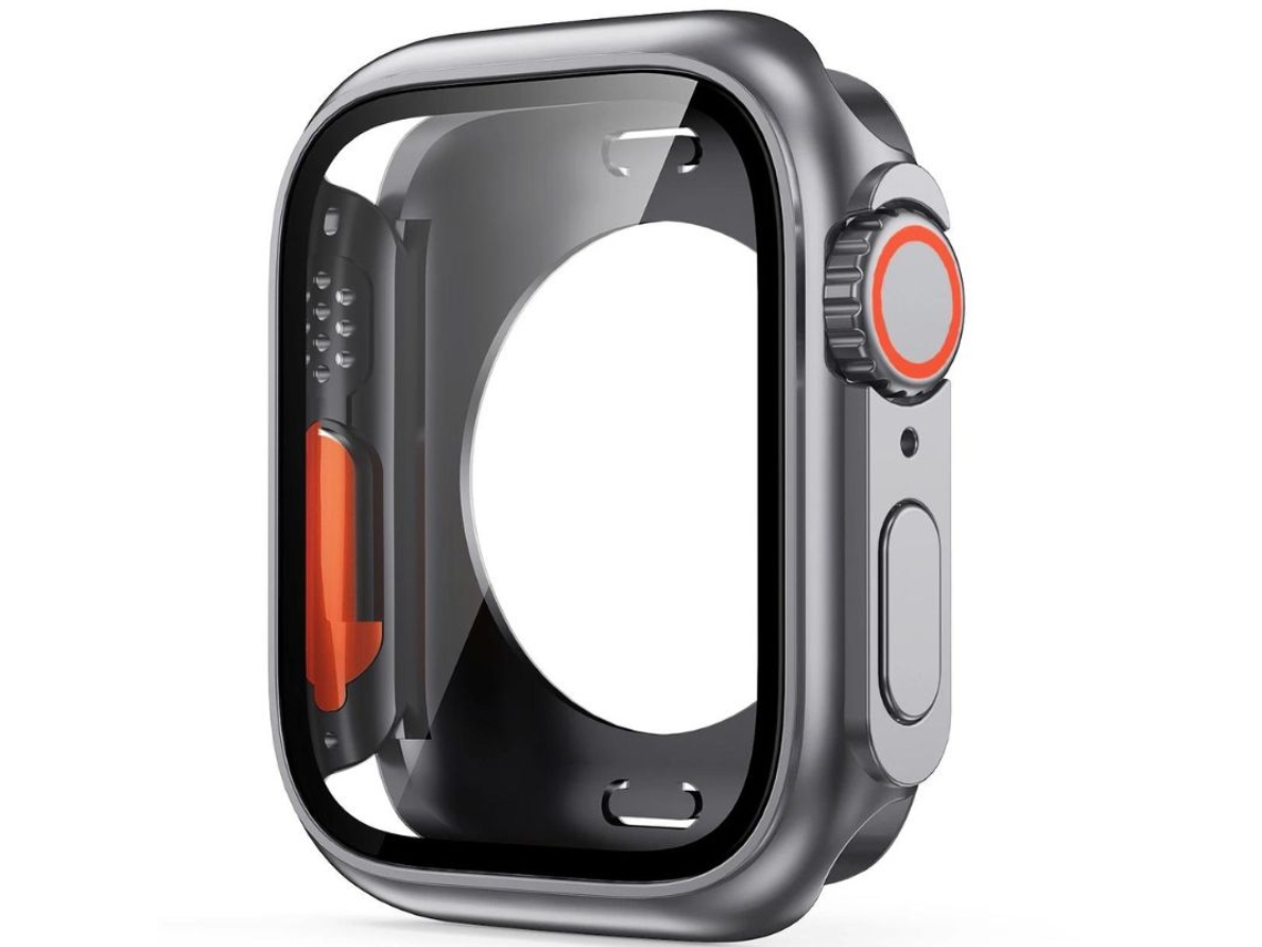 Capsula Ultraswap 360º Apple Watch Series 10 42Mm Preto Mate ANTIIMPACTO!