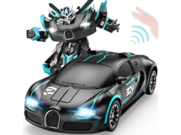 Carrinho um Presente Interativo para Pais e Filhosd829 32cm Azul preto Bugatti Modo Duplo Versão com Bateria Única CHENNNLS