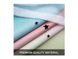 Cortinas Blackout Estrelas S/MARCA para Quarto de Menina