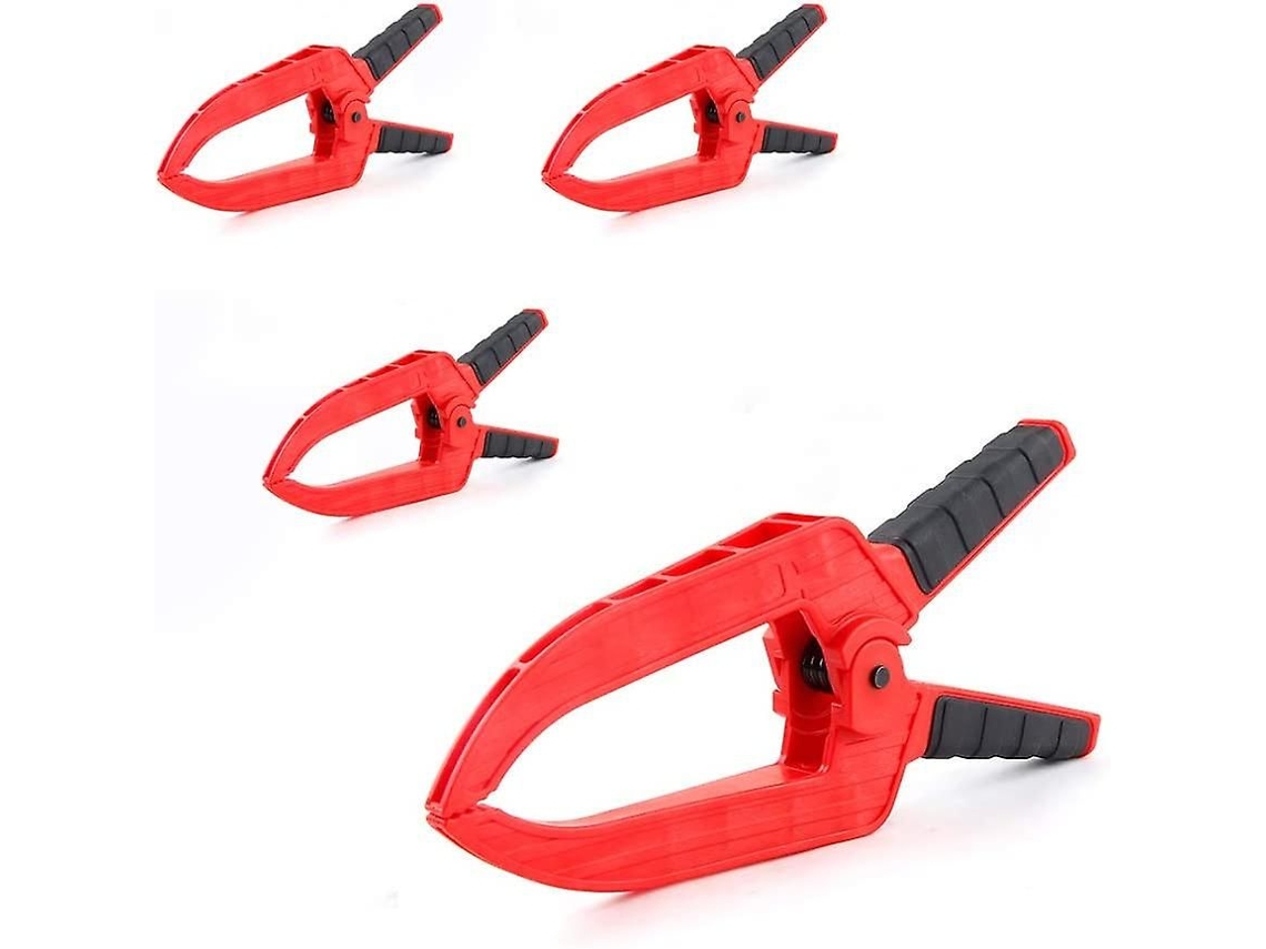 Kit De 4 Grampos De Mola, Plástico Resistente, 9 Polegadas