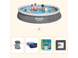 Bestway Piscina Bestway Fast Set Redonda - 457x84 Cm - 5-peças S177