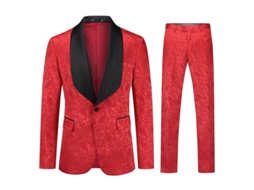 Fasst Traje de Homem 2 Peças com Estampado para Boda