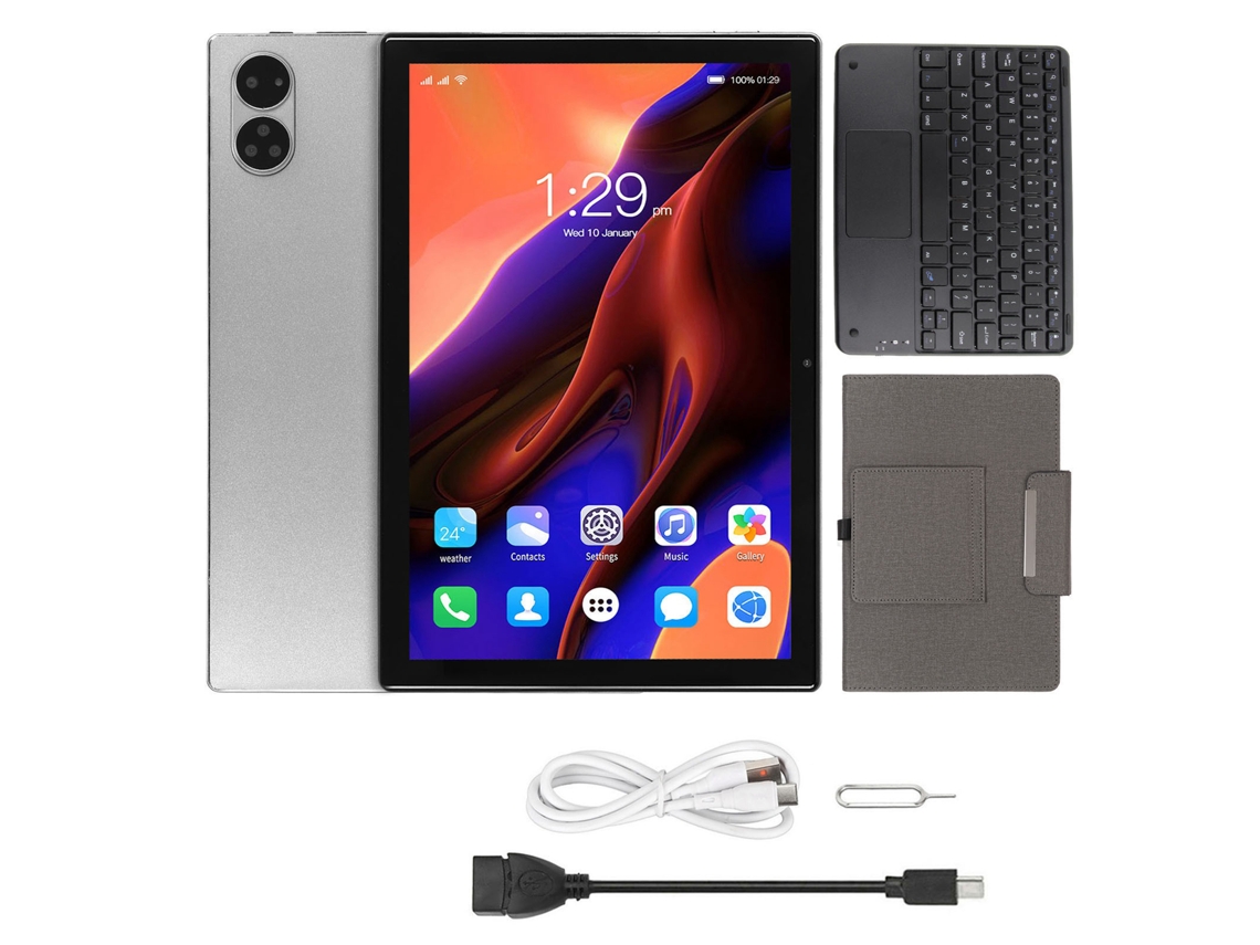 Tablet Android 12 De 10,1 Polegadas 2 Em 1 Com Caixa Do Teclado Other