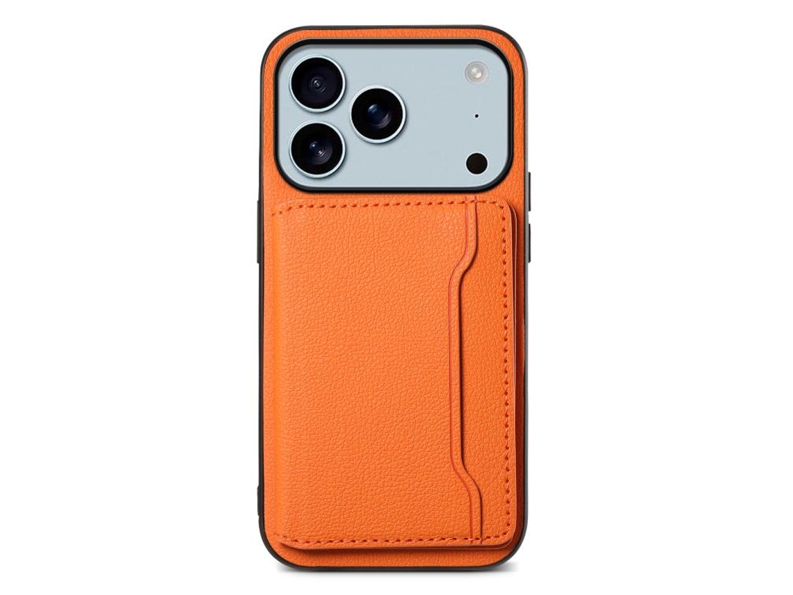 Capa Para Iphone 17 Pro Max - Textura De Couro De Bezerro Com Cobertura Total