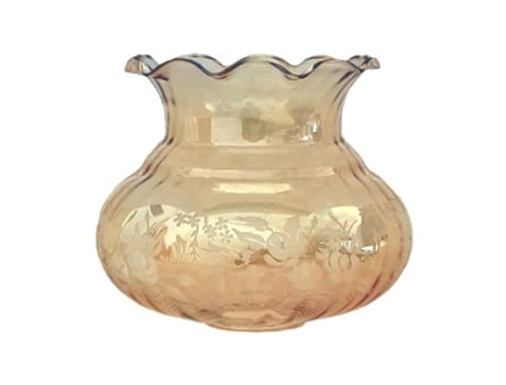 Sevilla Amber Abajur de Vidro 15X15Cm com Boca 5Cm