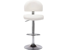 Bar Stool, Bar Stools Vidaxl Branco Couro Artificial (n/a)