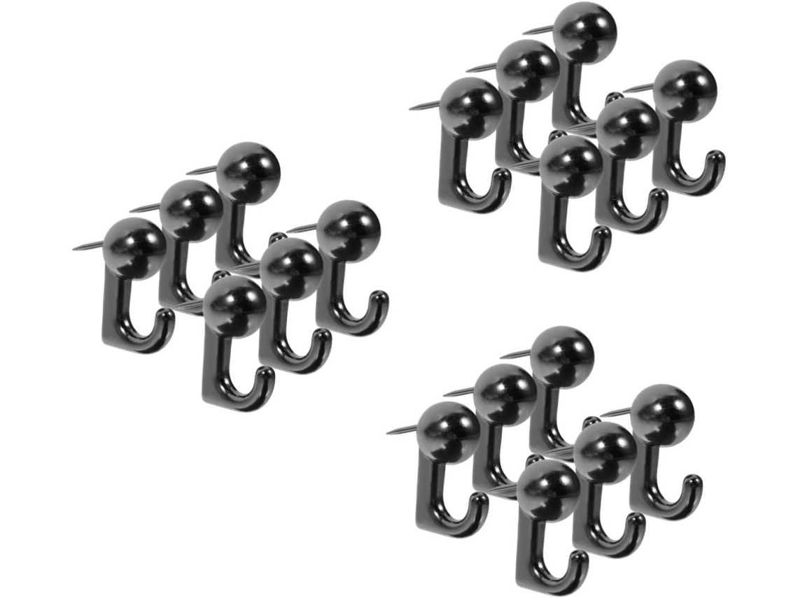 Conjunto De 60 Ganchos Tachinha Para Quadro Cortiça E Murais Avisos