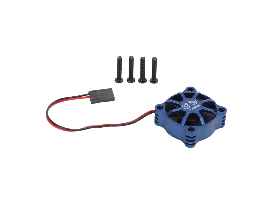 Ventoinha de Resfriamento Rc 30x30mm Alumínio Azul Escuro