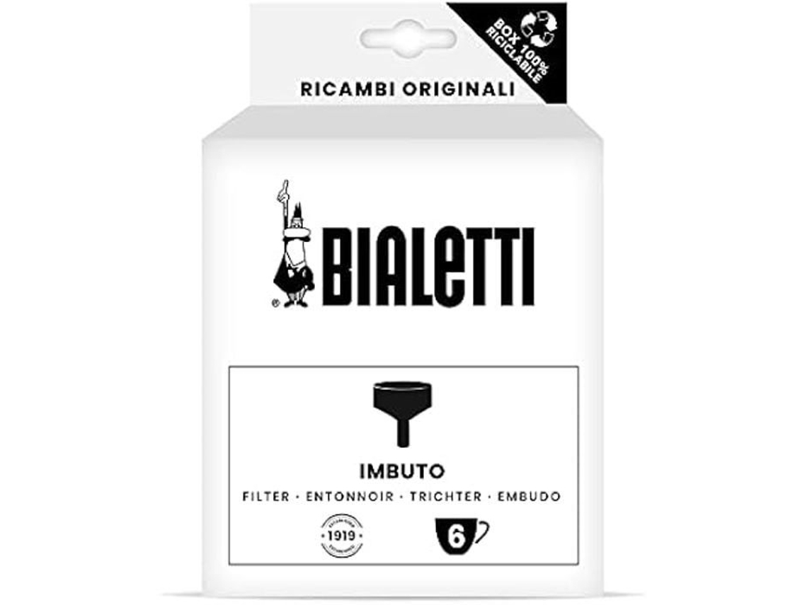 Filtro Cone Bialetti Moka Indução 6 Xícaras Compatível Alumínio Acessório De Café