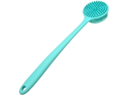 Escova De Banho Silicone Packove Com Cabo Longo Para Corpo, Chuveiro E Banheiro, Azul Esfoliante