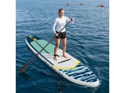 Vidaxl Prancha Sup Com Assento 2 Em 1 Apex 366 X 81 X 15 Cm Azul Para