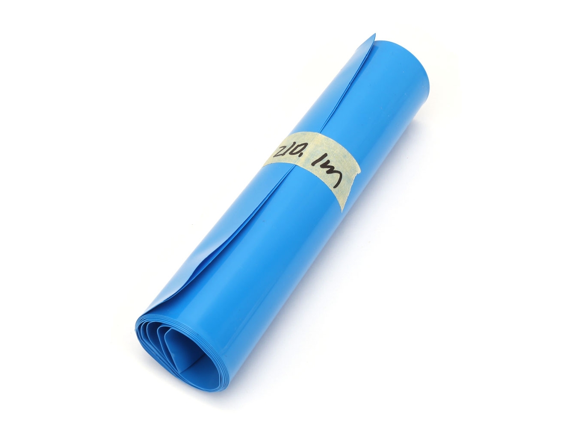 Tubo termorretrátil de PVC para baterias 18650, 210 mm x 5 m
