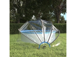Vidaxl Cúpula De Piscina Redonda 376x188 Cm Pvc