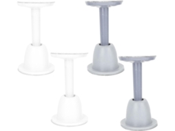Conjunto De 4 Batentes De Porta De Silicone Para Parede, Sem Abs, Para Proteção.