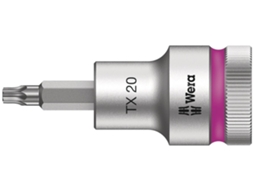 Soquete De Broca Zyklop Com Função De Retenção 1/2" 8767 C Hf Torx 20 X 60 Mm WERA 05003830001